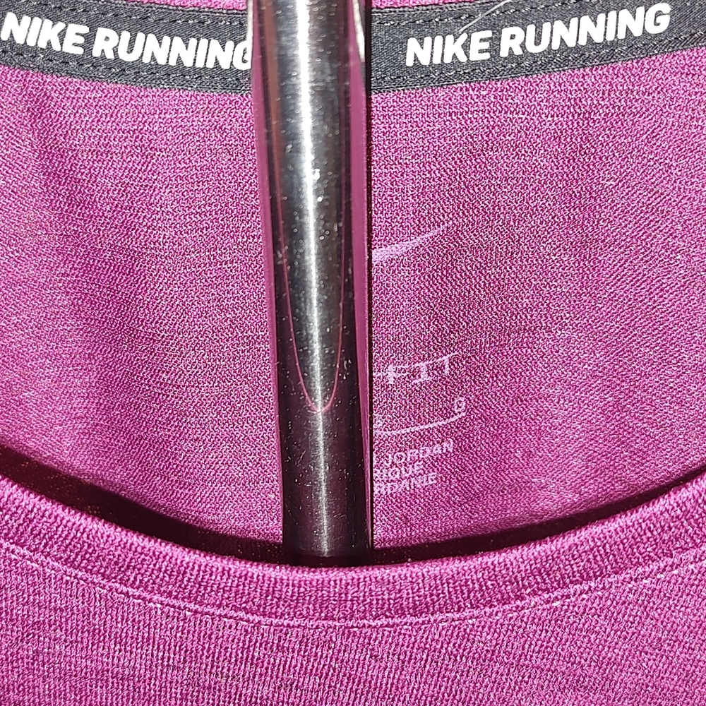 Nike Running Magenta Short Sleeve Tee